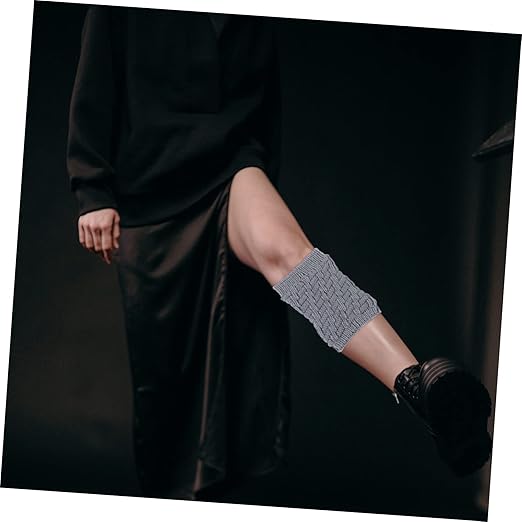 1pair Non-slip Knee Pad Support Protector Thickening Warm Knee Sleeve for Outdoor Home and Office Use Delicate Compression Wrap for Joint Protection and Injury Prevention