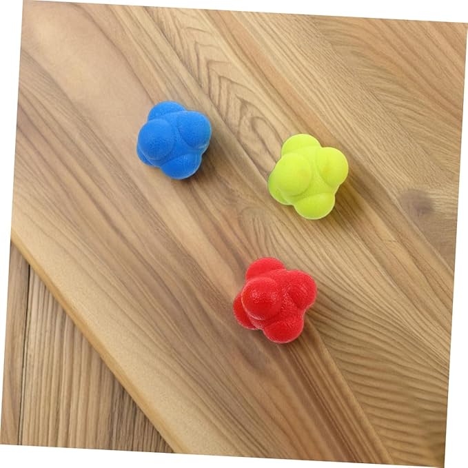 TOYANDONA 6pcs Agility Training Ball Reaction Balls Reflex Sports Coordination Hand Eye Coordination Training for Ages