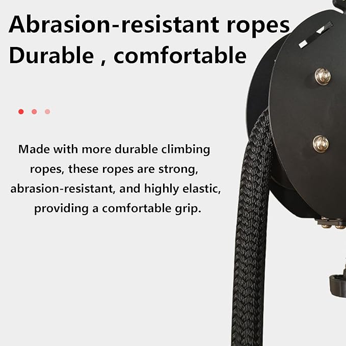 Endless Rope Trainer, Suspension Pulley Cable Machine with Adjustable Resistance, Pull Rope Fitness Training Equipment, for Physical Training