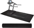 Fitvids High Density 1/4-Inch Thick Gym Equipment Mat, Non-Slip Floor Protection for Heavy Exercise, Treadmill and Bike Mat in Multiple Sizes