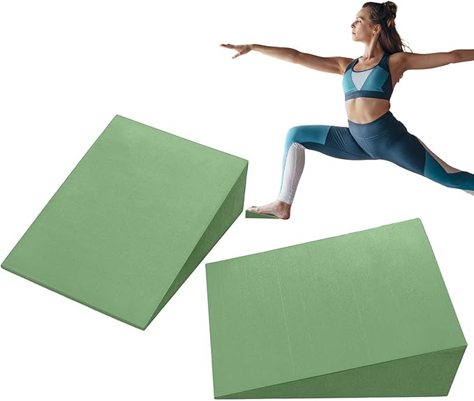 Yoga Foam Wedge, Yoga Wedges Block, Foams Slant Board, Professional Height FoamWedge for Exercise, Weightlifting Calf Stretcher SlantBoard, Foam Incline Slant Board, for Yogas