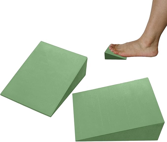 Yoga Wedge Block – Foam Slant Board, Professional Incline Pad | Calf and Ankle Stretching Tool, Knee Support for Pilates Balance, Back Relief Aid for Foot Flexibility, Leg Routine