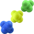 AIRLAXER Reaction Ball,Reflex Ball for Hand Eye Coordination Training,2.83 inch,Pack of 3-Blue,Yellow,Green.