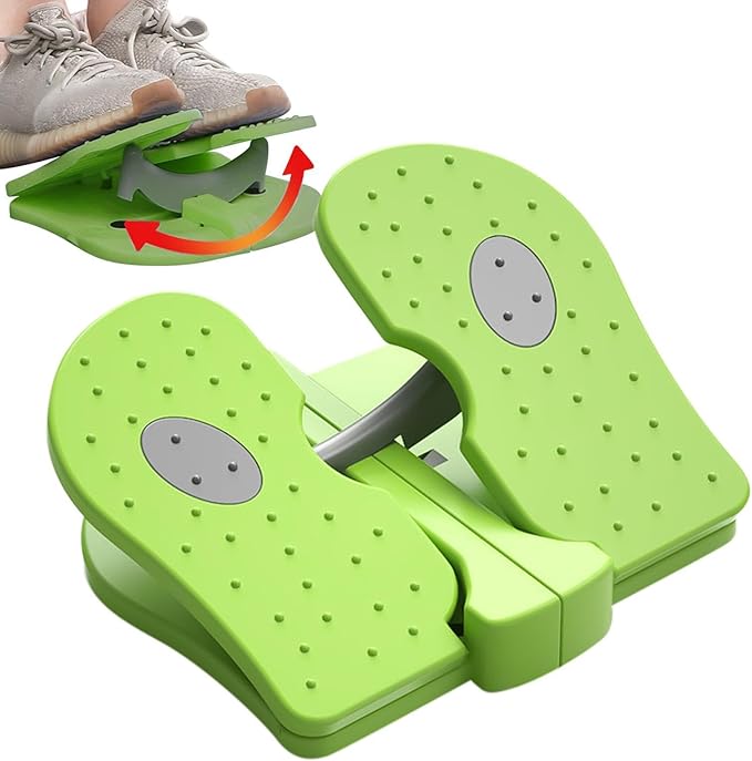 Foldable Stepper for Under Desk, Small Stepper Portable Foot Pedal Exercise Machine, Simple Leg Exerciser While Sitting, Help Leg Muscles Training