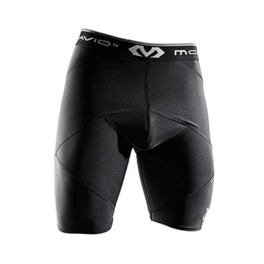 McDavid 8201 Super Cross Compression Short with Hip Spica, Large