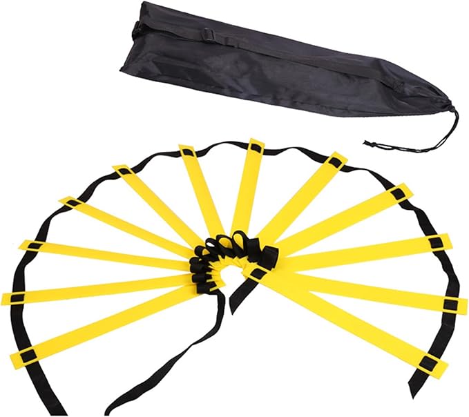 Agility Speed Ladder Soccer Ball Football Flexibility Training Ladder and Carry Bag for Adults Sport Equipment Set