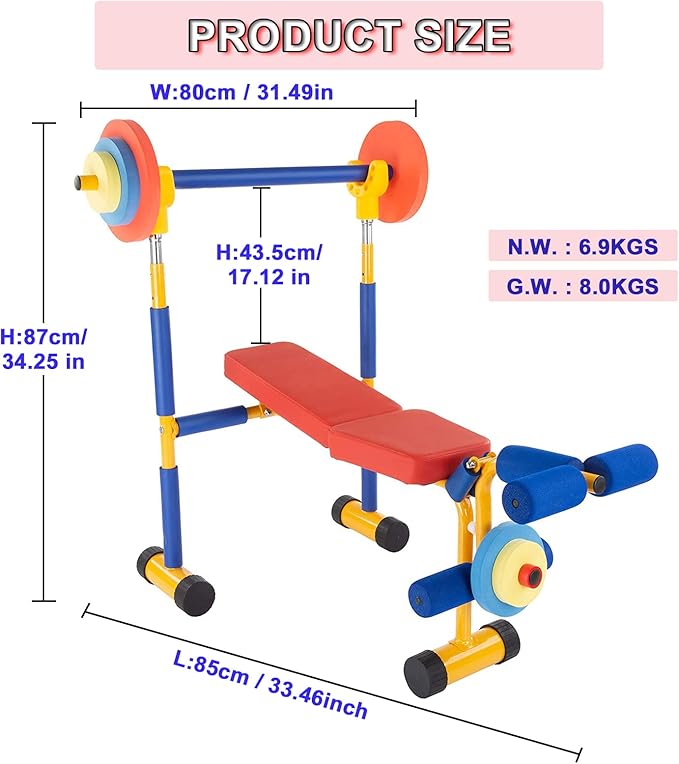 Fun and Fitness Kids Exercise Bike, for Cardio Training, Beginners Bike Games, Children's Stationary Cycle for Children's Boys and Girls Training
