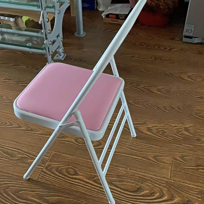 Iyengar Yoga Chair,Pilates Chair,Yoga Inversion Chair,Backless Yoga Chair Prop,Home Exercises Reinforced Design, Pink-82cm×45cm