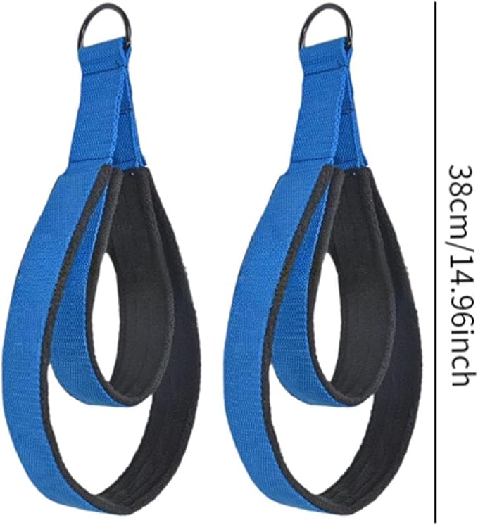 2X Pilates Double Loop Strap Pilates Equipment Portable Comfortable Adults Exercise Band Strap for Arms Legs Gymnastics