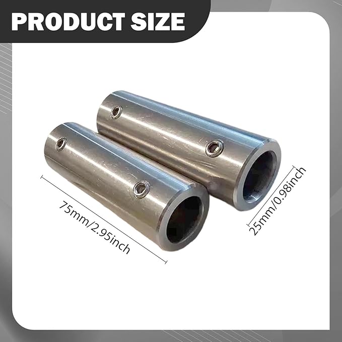2X Power Rack Attachment Pin Adapter Sleeves 5/8" to 1" Strength Training Equipment Replacement Screws Hardware for Studios