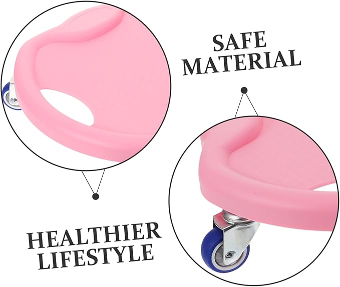 Abdominal Fitness Sliding Disc with Comfortable Handle and Complimentary Mat Mute Workout Sliders for Core Strength Training at Home Versatile Roller for Chest Arms Butt and Legs
