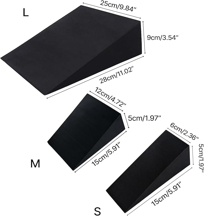 Yoga Foams Wedges Slants Board Calf Stretcher Workout Height Foams For Leg Calf Ankle And Foot Stretching Fitness