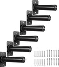 Wall Mounted Weight Plate Holder, Fit 2inch Olympic Weight Plates, Max Weight Capacity 275 lb, Heavy Iron Construction, Mounting Hardware Included