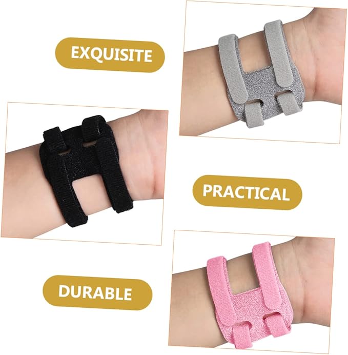Yoga Wristband Wrist Support Brace Elastic Strap for Sprain Recovery and Joint Protection in Sports Fitness 12.20X1.77In