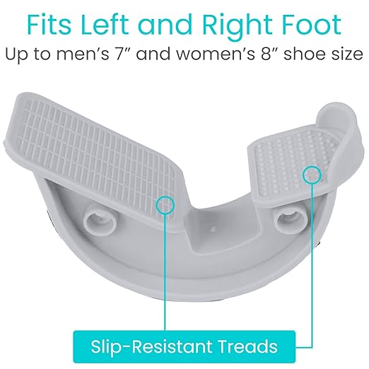 Vive Foot Rocker - Calf Stretcher for Achilles Tendinitis, Heel, Feet, Shin Splint, Plantar Fasciitis Pain Relief - Stretches Strained Leg Muscle - Ankle Wedge Stretch Improves Flexibility (Small)