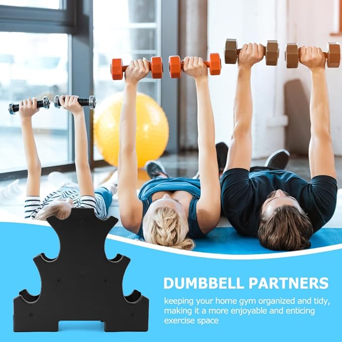  Weight Rack for Dumbbells, Dumbbell Rack Stand Only, Compact A-Frame Dumbbell Holder, Multilevel Weight Storage Organizer for Home Gym Workout