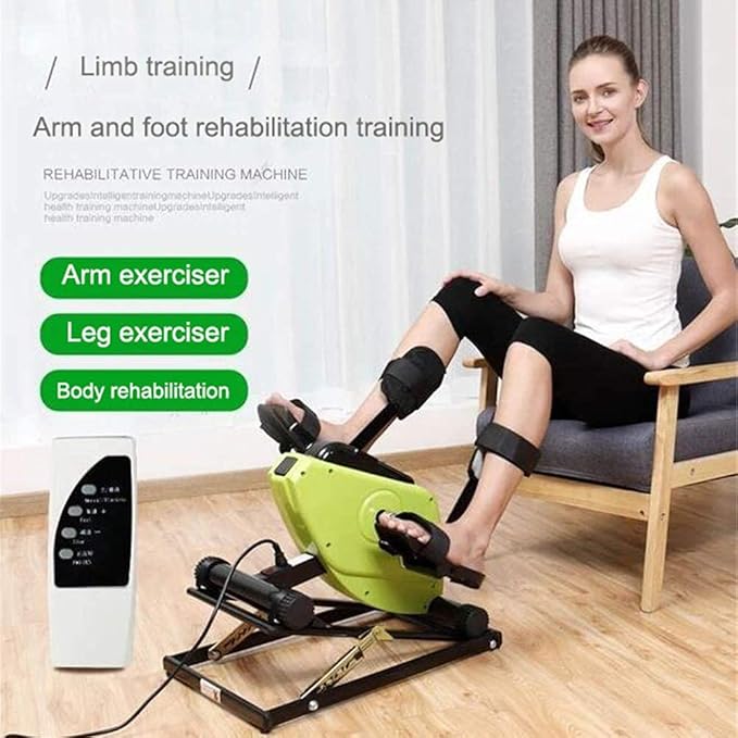 Electric Pedal Exerciser Medical, for Leg Arm and Knee Recovery Exercise Exercise Bike and Pedal Exerciser for Disabled and Elderly