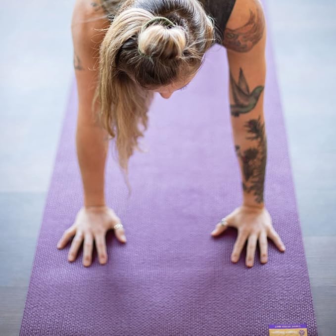 Hugger Mugger Tapas Ultra Yoga Mat - Outstanding 1/4″ Soft Cushion, Lightweight, Made in the USA Sticky Mat, Durable and Long-Lasting
