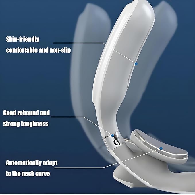 Vitality Magic Pro 2.0 Neck Massager, 4-Head Magic Pro 2.0 Neck Massage,with 6 Vibration Modes & 15 Intensity Levels,Promote Muscle Relaxation for Women Men Gifts（1）