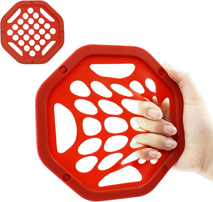 Hand Exercise Webs for Physical Therapy, Thickened 6.5" Hand Grip Strengthener Finger Exerciser for Therapy, Stress Relief Therapy Equipment for Finger Wrist Hands Foream - Medium
