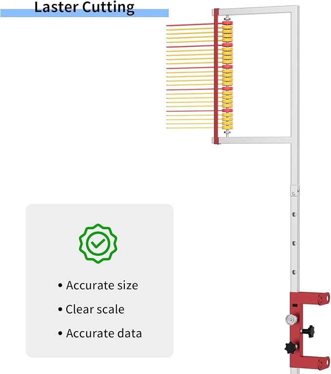 Vertical Jump Measurement Tool, Wall Mounted Vertical Jump Tester 27.5-47 Inches, 2.29-4 ft Adjustable Height Vertical Jump Trainer, Vertical Height Jump Measure Device Outdoor Use