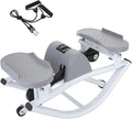 Rock Stepper Side to Side – Lateral Stepper & Glute Trainer with Resistance Bands, Low Impact Side to Side Stepper for Home Exercise, Quiet Step Rocker Machine No Assembly 250LBS