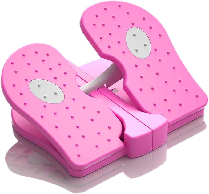 Mini Foldable Leg Exerciser | Portable Foot Pedal Exercise Machine | Under Desk Stepper for Leg Muscle Training, Leg Circulation & Home Office Use