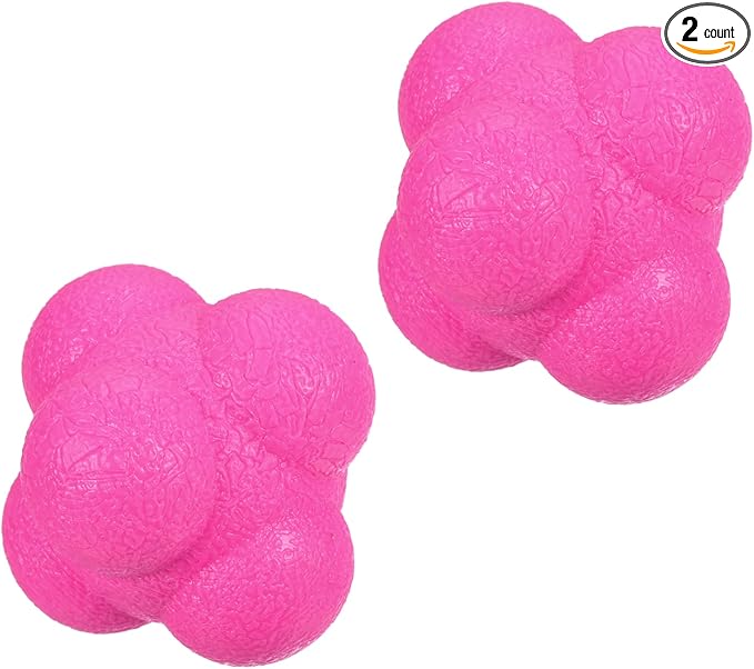 PATIKIL Bounce Reaction Balls Coordination Training Ball Agility Trainer TPR High Difficulty for Speed Reflex