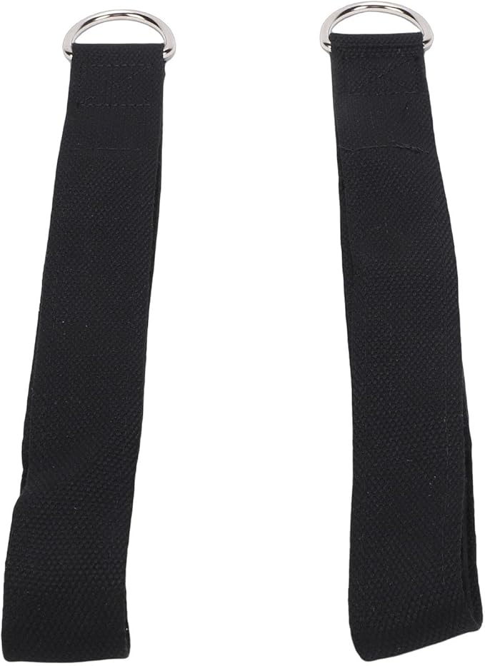 Pilates Straps, Double Loop Exercise Wrist Band with D Buckle for Home Gym Fitness Workout, Soft Inner Lining Textured Surface