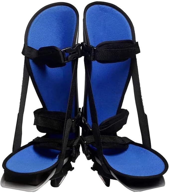 Leg Support for Motorized Pedal Exerciser and Electric Mini Exercise Bike,Fixed Leg Brace,Foot Splints for Electronic Physical Therapy and Rehab Bike Handicap 1 Pair(Large)