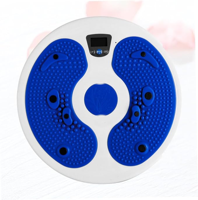 Twisting Waist Disc Fitness Plate Board for Home Use, Electronic Calorie Counter, Multifunctional Abdominal Exerciser without Battery, Household Twist Board Exercise Equipment