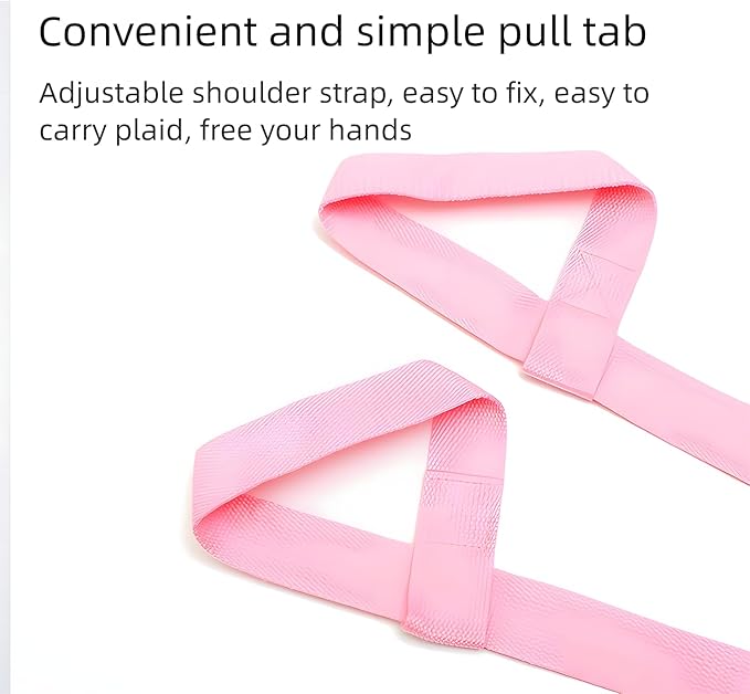 Yoga Mat Carrier Strap, Adjustable Thick Band for Carring Large Mats & Professional Stretching