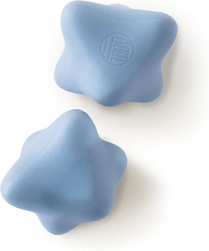 Tsubo-Oshi Massage Tools: 2-Pack Pressure Point Reflexology Tool - Handheld Silicone Massager for Knots, Muscle Tension & Relaxation - Vegan