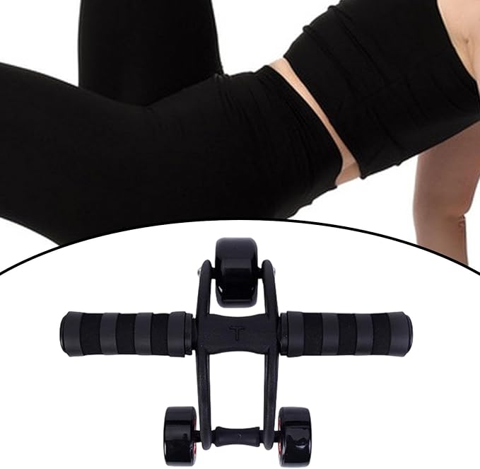 Yiju Exercise Wheel Ab Roller Wheel Strengthening Core Muscles Core Workout Equipment Full Body Strength Training for Office Home