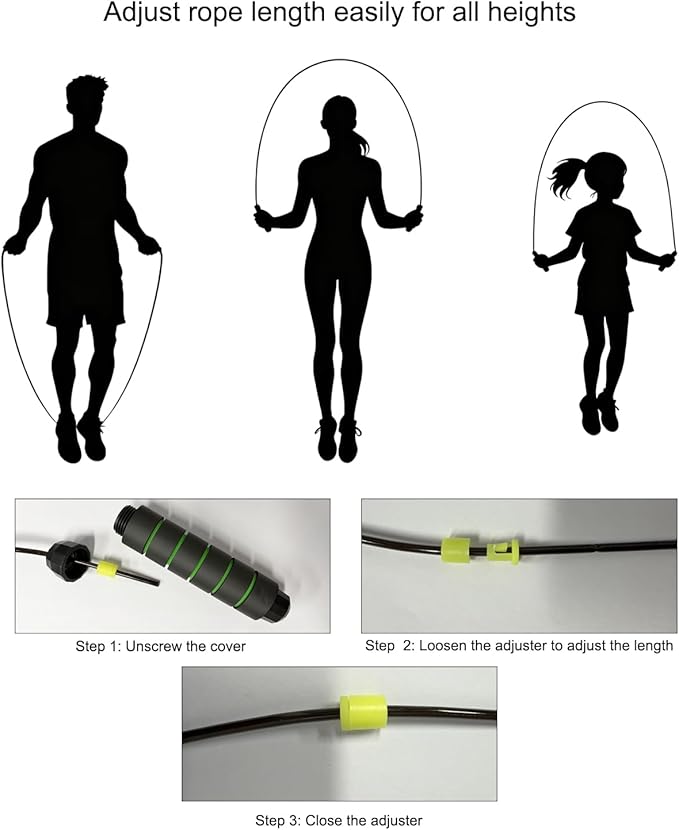 Bulk 50 Pack Jump Ropes, Steel Cable with Ball Bearings for Tangle-Free Rapid Speed Jumping, Adjustable Skipping Rope with Comfortable Foam Handles for Gym, Fitness Class, Home Workout