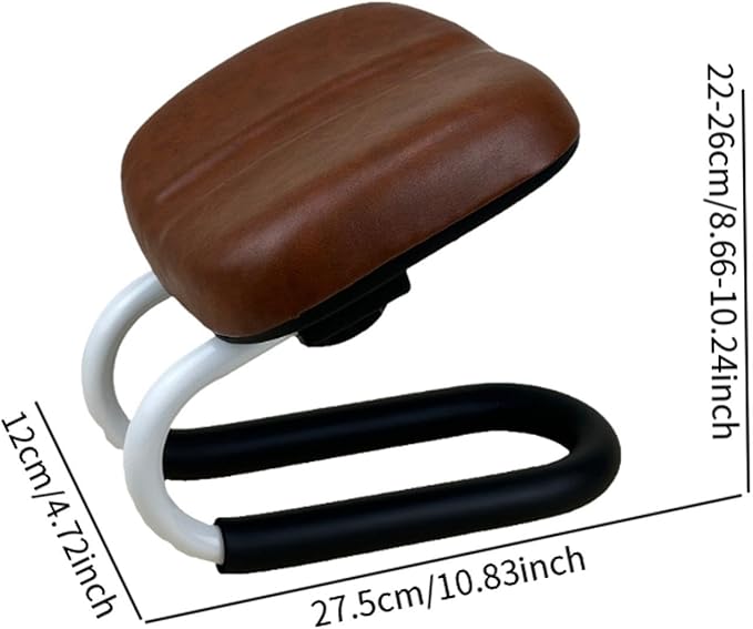 Meditation Bench, Kneeling Stool, Modern Adjustable Ergonomic Meditation Chair with Cushion