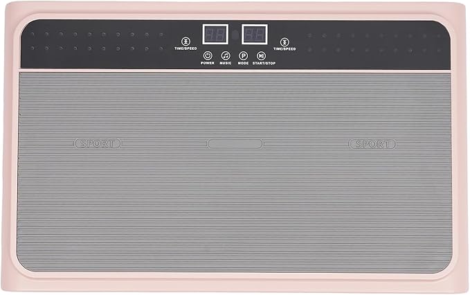 Vibration Plate Exercise Machine, Adjustable Vibrate Stand Shake Board with Remote Control, Whole Body Workout Vibration Fitness Platform for Home, School Rooms, Offices, 264.55 lbs Capacity