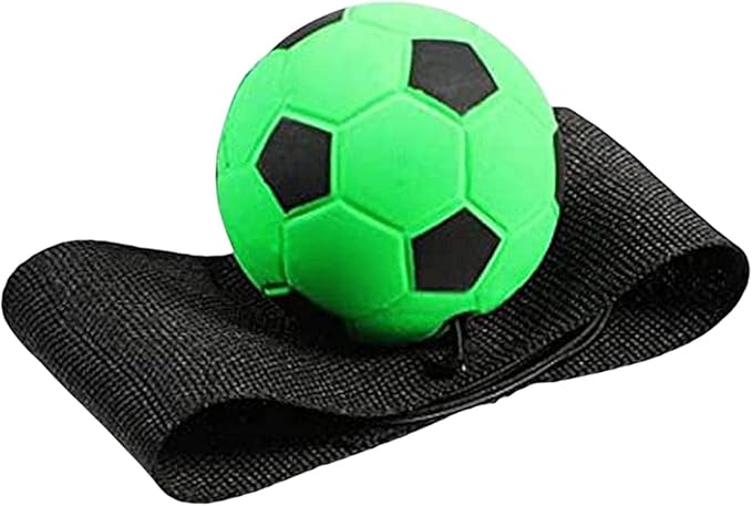 JJLFresheners Wrist Return Ball Rubber Sport Ball with Wrist Strap and String Rebound Bouncy Balls Wrist Rebound on Elastic String Exercise Play