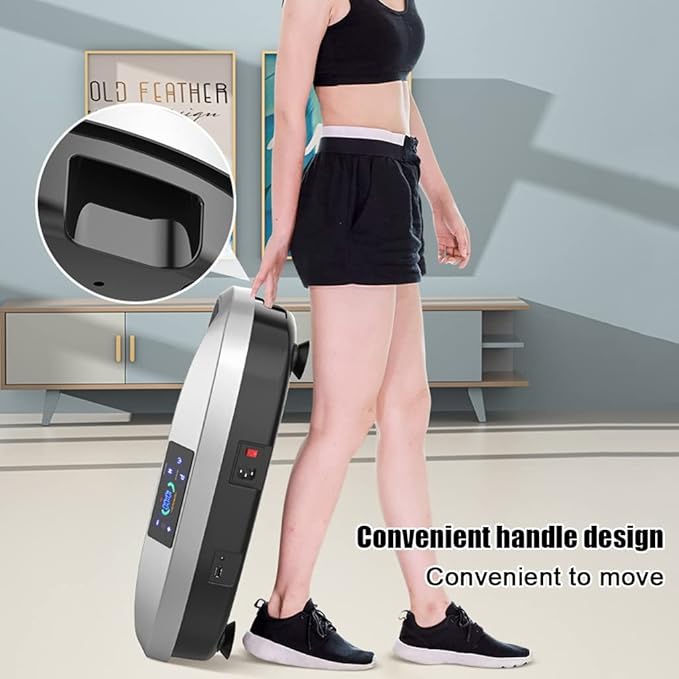 3D Vibration Power Plate, Tri-planar Motion Vibration Platform with Dual Motor Fitness Machine