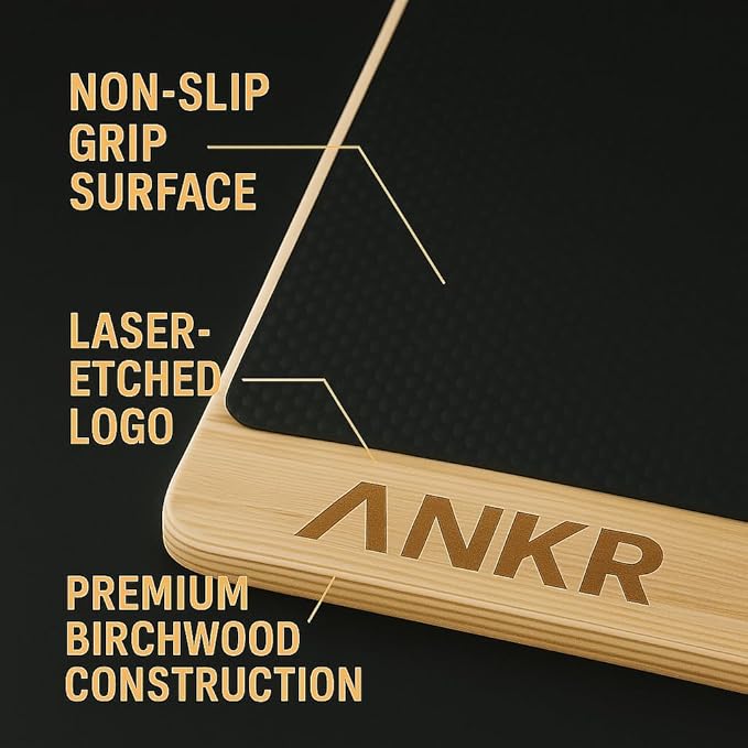 ANKR Ankle Balance Board | Stability Trainer for Ankle Strength, Mobility & Sprain Recovery | Non-Slip Wobble Board for Plantar Fasciitis Relief, Physical Therapy & Injury Prevention