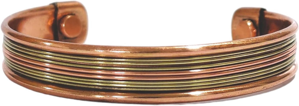 Copper Bracelet Magnetic Pure Copper Therapy Effective & Natural Relief Cuff for Women's & Men's