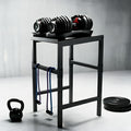 Commercial Heavy Duty Adjustable Dumbbell Stand & Kettlebell Stand, Adjustable Dumbbell Weight Rack, Kettlebell Storage Rack, Weight Rack for Garage/Home Gym/Commercial with Non-Slip Base, Anti-Tip Safety & Space-Saving Design, Weight Capacity 500/600/...