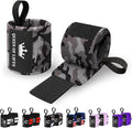 TECEUM Weightlifting 18" & 12" Wrist Wraps with Thumb Loop – Heavy Duty Wrist Workout Braces for Men and Women – Ideal for Powerlifting, Strength Training, Bodybuilding