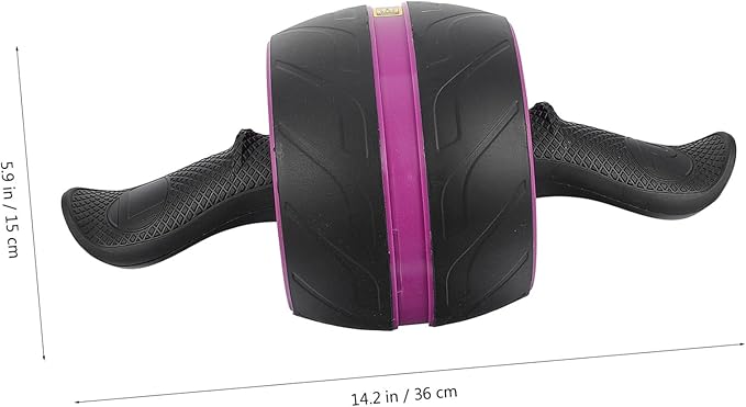 Portable Abs Ab Wheel Roller for Core Workout with Ergonomic Non-slip Handle Wide Fitness Wheel for Home Exercise Suitable for Men and Women Beginners and Advanced Users