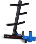 Cap Barbell Olympic Plate Tree Storage Rack, Multiple Colors