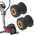 Replacement Roller Wheels for Eclipse 1100HR/A Elliptical - Enhanced PU and Bronze Bushing Design - Quiet and Long-Lasting Exercise Machine Parts (Pair)