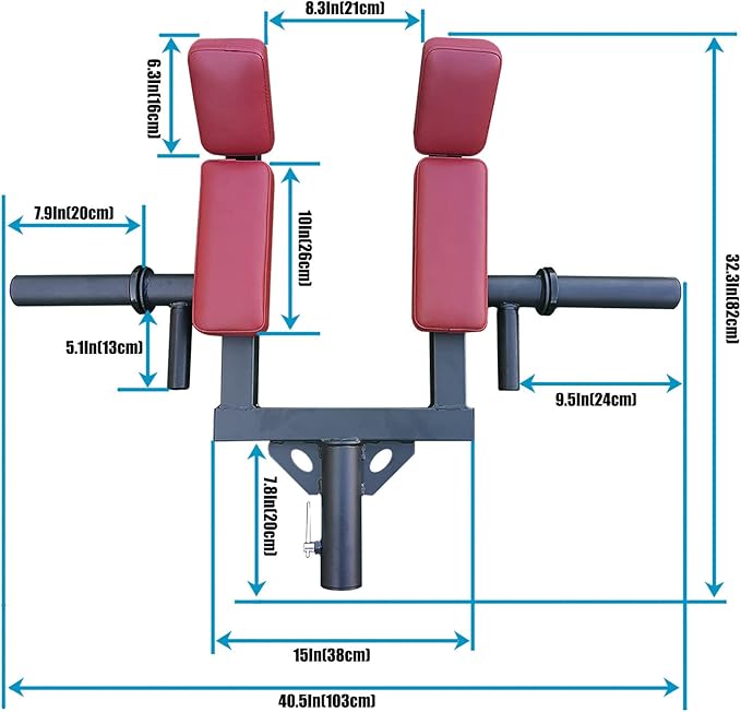 Viking Press Landmine Handle for 2-Inch Barbell, Hack Squat T-Bar Row Attachment Strength Training Accessories, Shoulder Press Landmine Attachment Equipment