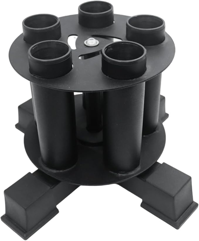Olympic Barbell Holder Barbell Storage Olympic Bar Holder, Fit for 2" Olympic Bars, 360-degree Rotation Weight Bar Holder Home Gym Organizer