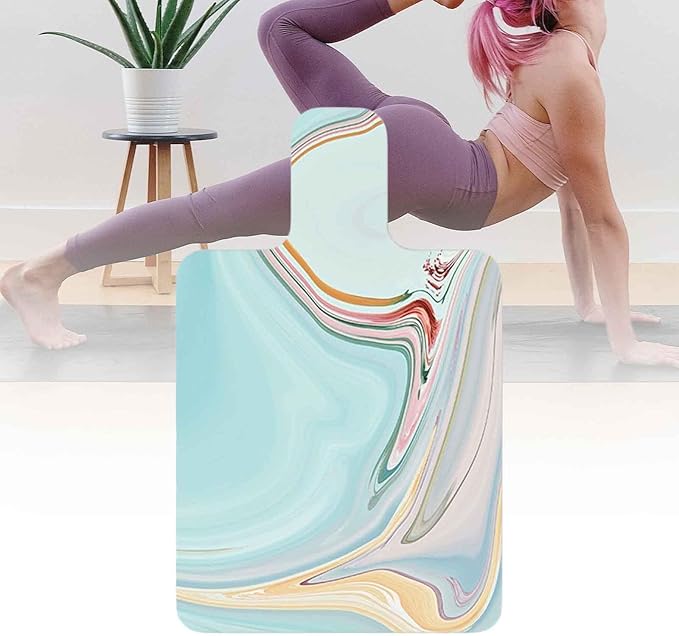 Pilates Mat, Pilates Cover Thick Anti-Slip Meditation Pad 61cmx99.6cm Professional Strength Training Mat Lightweight, K