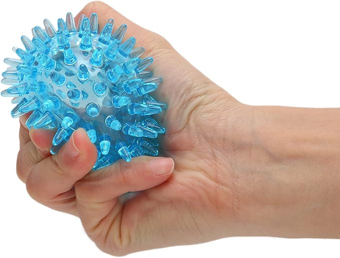 Spiky Massage Ball, Massage Roller Spiky Ball for Hand Wrist Stress Relief (7CM)
